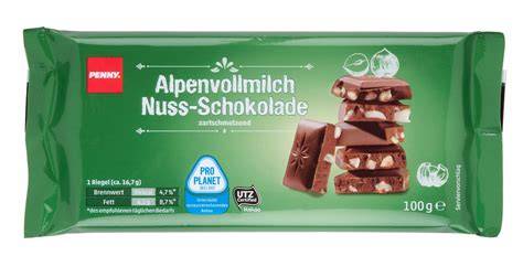 Warnhinweis: Rückruf von Penny Nuss-Schokolade