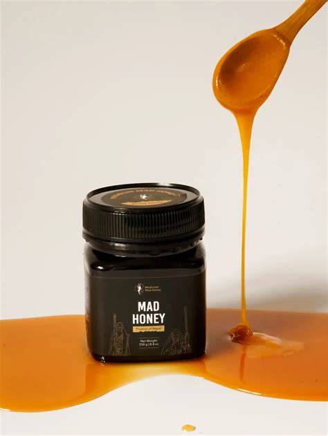 Warnhinweise auf importiertem Mad Honey