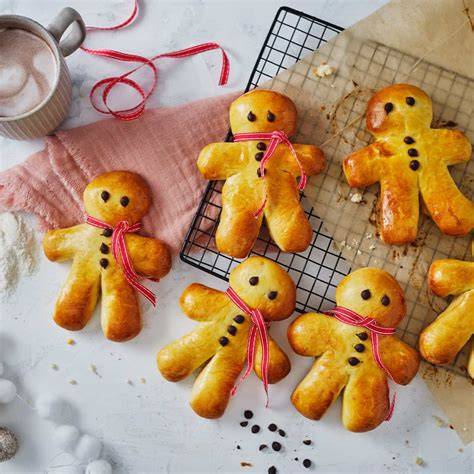 Weckmänner auf Backblech - fertig zum Backen