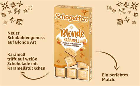 Weiße Schokolade mit Karamell und Espresso