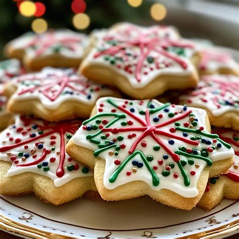 Weihnachtlich dekorierte Küche mit frisch gebackenen Hildabrötchen-Plätzchen