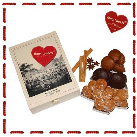 Weihnachtlich verpackte Lebkuchen als Geschenkidee