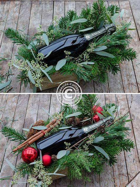 Weihnachtlich verzierte Schoko-Brezeln als Geschenk