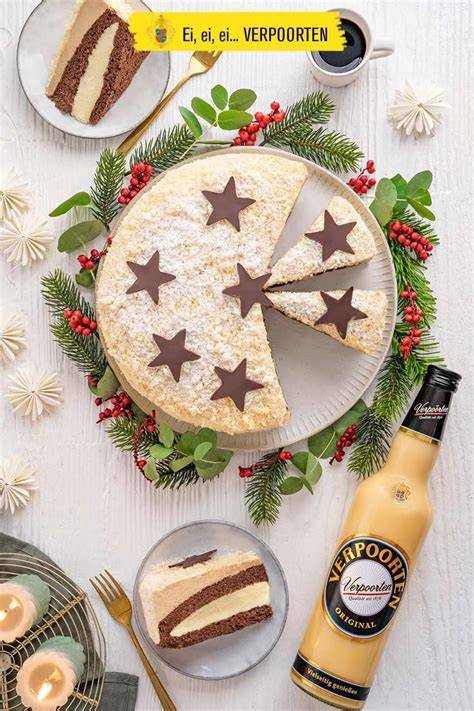 Weihnachtliche Backszene mit Eierlikör und Marzipan
