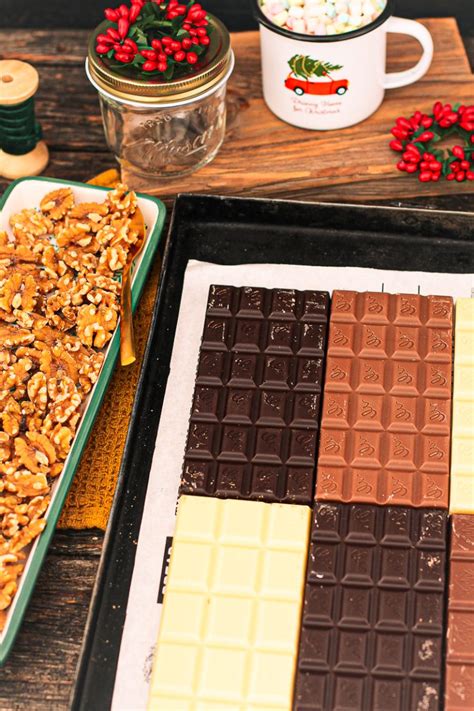 Weihnachtliche Betthupferl-Schokolade mit Weihnachtsmann-Motiv