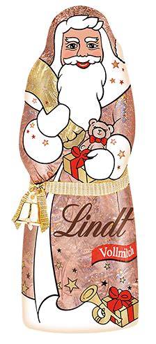 Weihnachtliche Dekoration mit Lindt Santa Deko