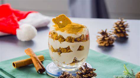 Weihnachtliche Garnitur für Tiramisu