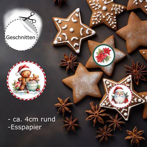Weihnachtliche Lebkuchen-Illustrationen in verschiedenen Stilen