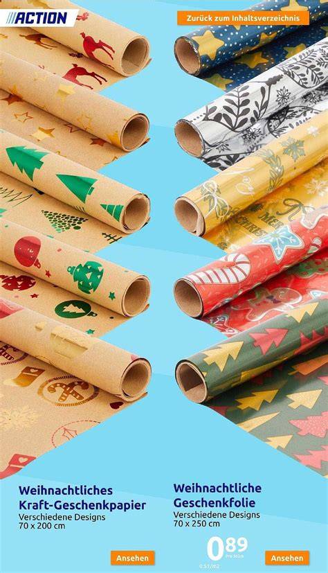 Weihnachtliche Lidl-Aktion: Geschenkpapier und limitierte Auflage