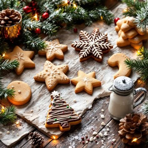 Weihnachtliche Plätzchenvielfalt für den Keksteller