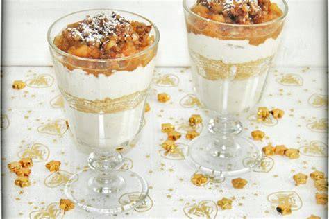 Weihnachtliches Bratapfel Winterzauber Dessert