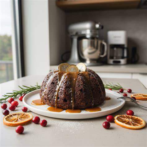 Weihnachtliches Ritual - Christmas Pudding mit Silbermünze