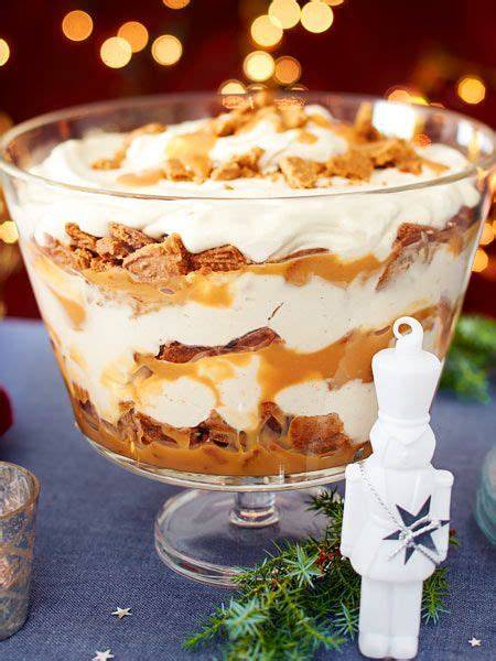 Weihnachtliches Trifle in großer Schale