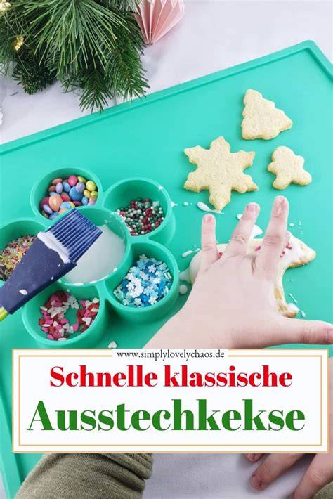 Weihnachtsbäckerei mit Kindern - Ausstechplätzchen