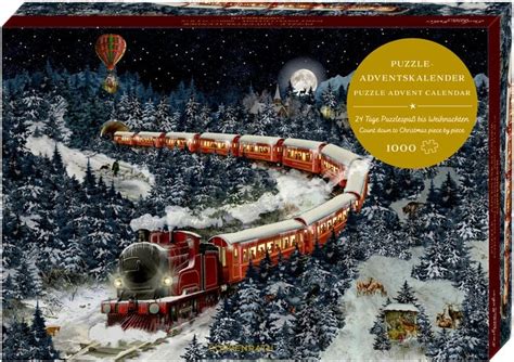 Weihnachtsexpress-Puzzle-Motiv