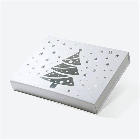 Weihnachtsgeschenkbox mit Nougatsternen