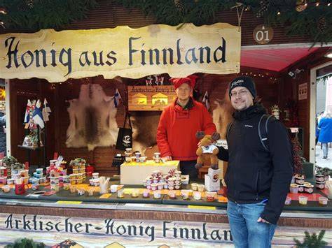 Weihnachtsmarktstand von Arktischer-Honig Finnland