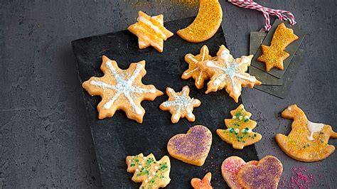 Weihnachtsplätzchen und Kokos-Stern Variationen