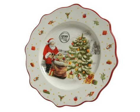 Weihnachtsteller mit Ingwerkeksen