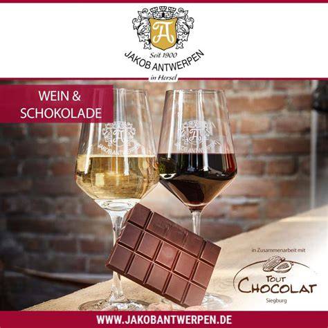 Weinprobe und Schokolade Banner