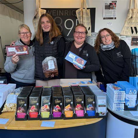 Weinrich Schokoladen Bruchbude, Ladenansicht mit Produkten