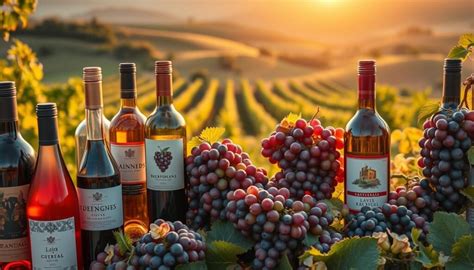 Weintrauben, verschiedene Weinsorten und passende Früchte für das Dessert