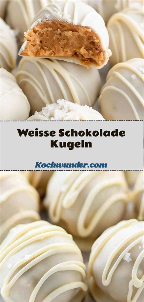 Weisse Schokolade Kugeln mit Himbeer-Variegato