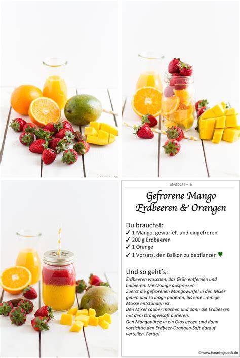 Weitere Sorbet-Varianten: Erdbeeren, Mango, Orange
