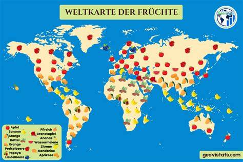 Weltkarte der wichtigsten Lindt-Produktionsländer