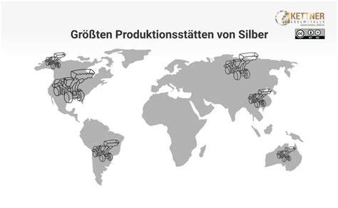 Weltkarte mit Produktionsstätten und Vertriebsregionen