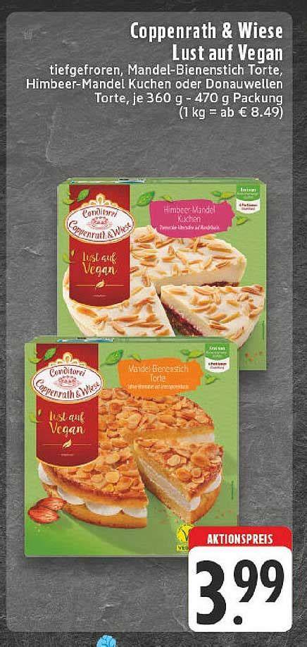 Werbung Lust auf Vegan - Sortiment Coppenrath & Wiese im Supermarkt