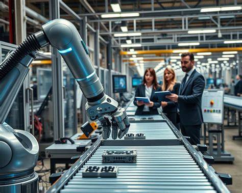 Werk in Ohrdruf / moderne Produktionslinien