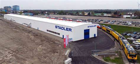Werkhalle Stadler Leopoldsdorf Innenansicht