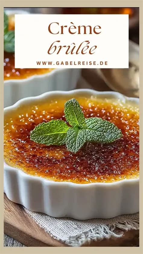 Whisky Crème Brûlée mit Karamellkruste