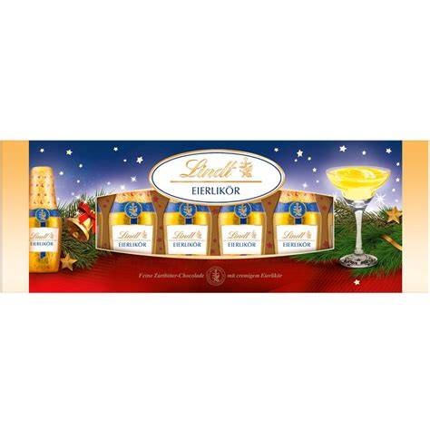 Wichtige Zutatenübersicht Lindt Eierlikör Pralinen