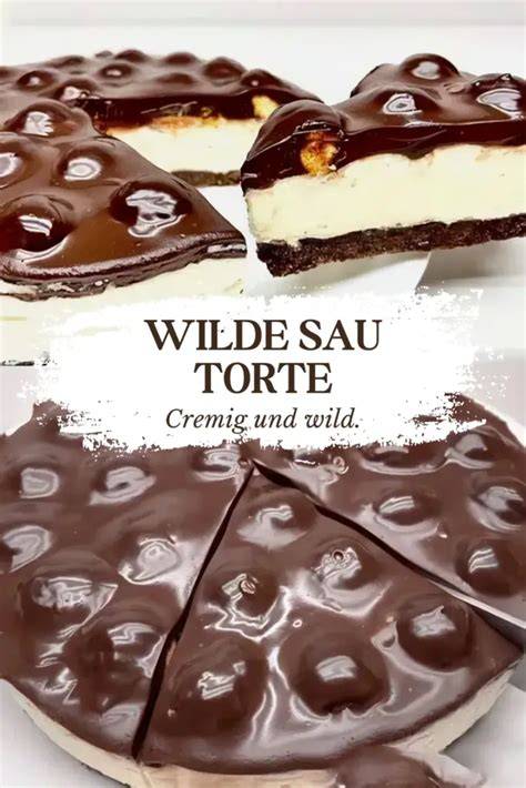 Wilde Sau Torte Stücke, angerichtet auf Tortenplatte