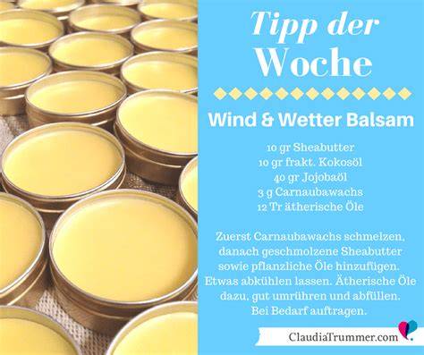 Wind- und Wetter-Balsam: Texturtest auf kaltem Teller und finales Abfüllen