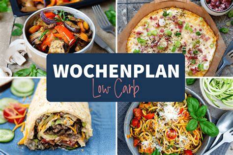 Wochenplan-Visual: 5 Tage Low-Carb-Frühstücksideen