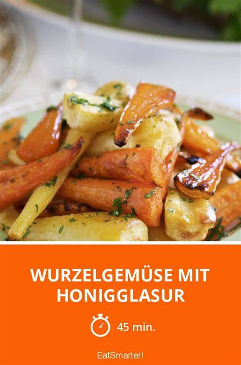 Wok-Gemüse mit Honigglasur
