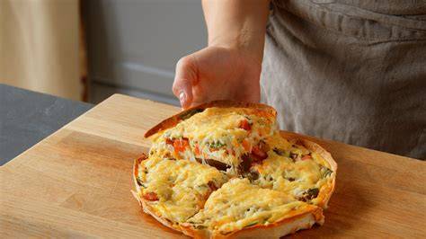 Wrap-Quiche in ofenfester Pfanne