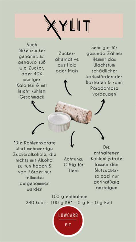 Xylit Kristalle und Birkenrinde