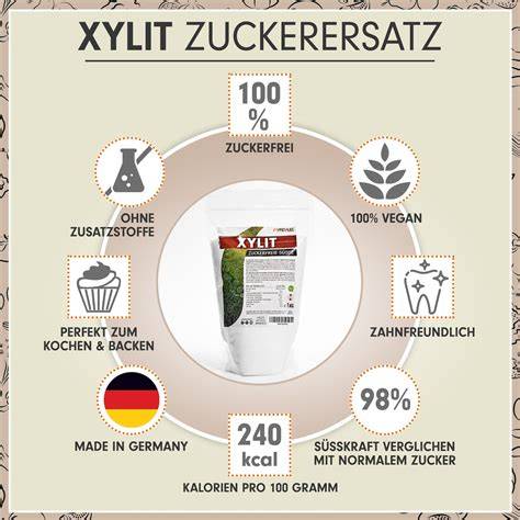 Xylit in Rezeptzubereitung (Mixer)