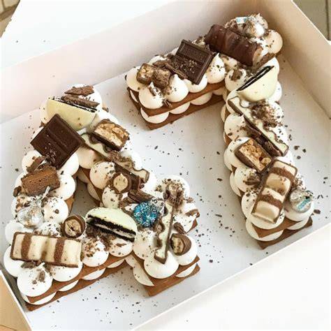 Zahlenkuchen, verschiedene Varianten und Dekorationsideen