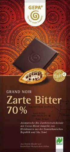 Zartbitterschokolade mit hohem Kakaoanteil