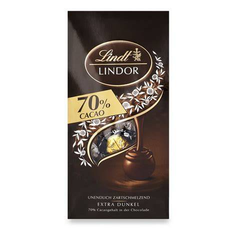 Zartschmelzende Lindor Füllung unter Mikroskop