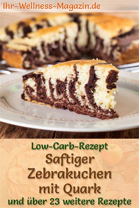 Zebrakuchen Low Carb, Beispielbilder