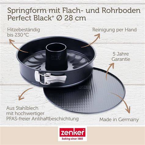 Zenker Backformen Sortiment: Blechkuchen und Springformen im Überblick