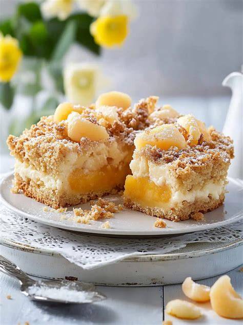 Zimt-Eis mit knusprigem Topping