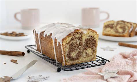 Zimt-Marmorkuchen in Stern-Silikonform