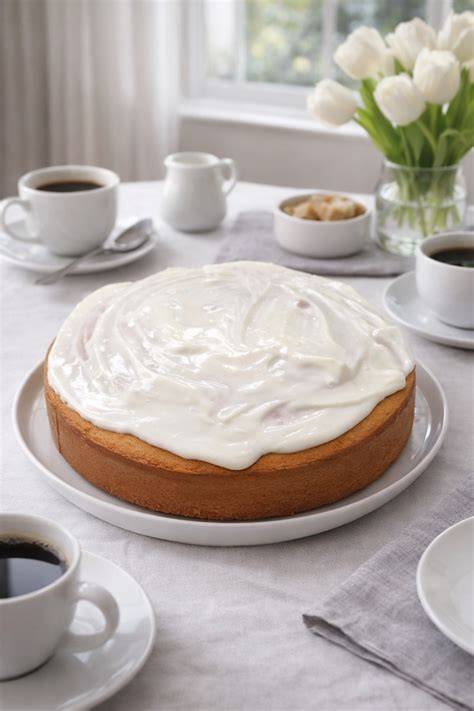 Zimtkuchen mit Frischkäse-Frosting und einer Rose aus Zimt